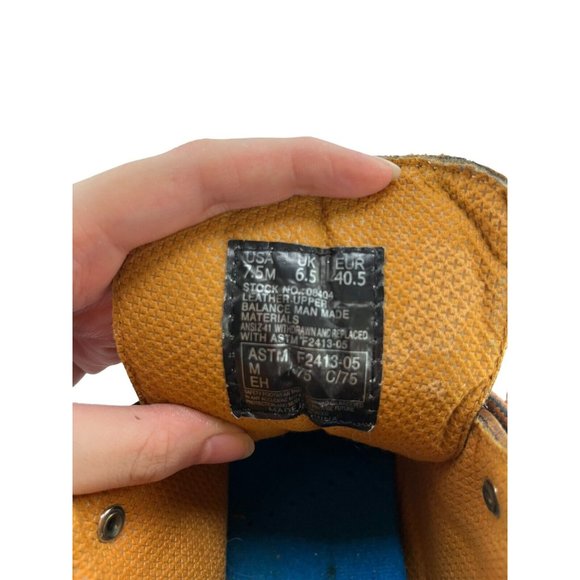 Men's Wolverine Brown Leather Steel Toe Work Boots Size 7.5 M - Picture 7 of 7